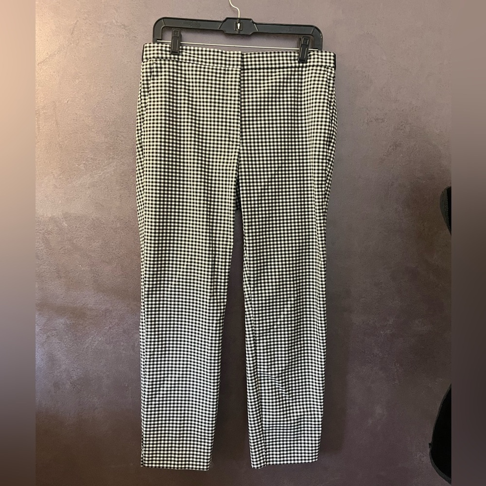 Zara Women's Monochrome Check Pants